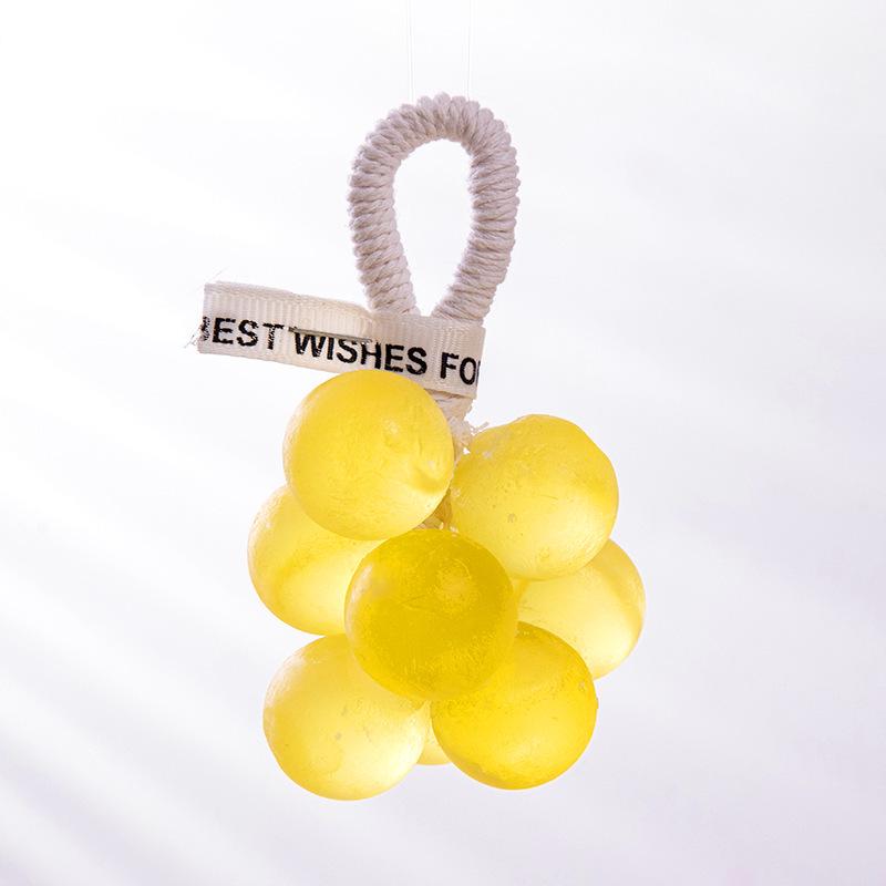 Crystal Grape Scented Hanging Ornament – Handmade Essential Oil Soap, Perfect for Opening Ceremony Souvenirs and Gifts.