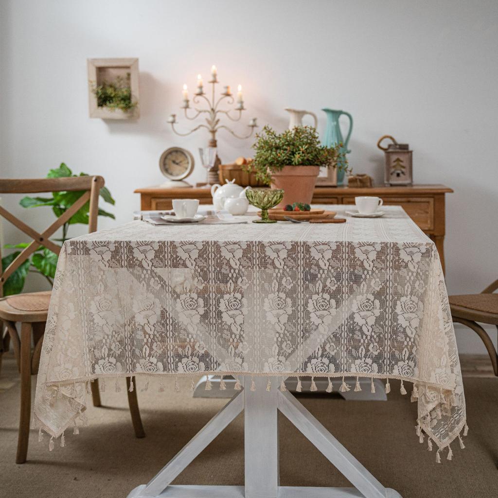 Crochet Cover Table Cloth Woven Tablecloth Hollow Tablecloth Tablecloth Towel Shooting Props