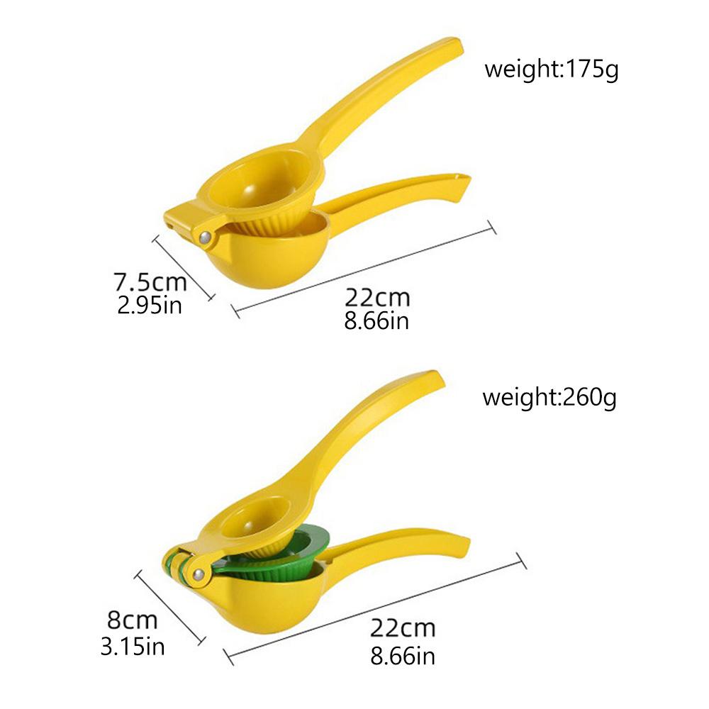 1pc Lemon Squeezer 2 In 1 Fresh Orange Citrus Lime Fresh Fruit Juicer Press Metal Hand Press Extractor Portable Manual Juicer