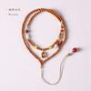 New Chinese-style Olive Pit Vintage Adjustable Hand-woven Necklace, Elegant and Refined Chinese-style Accessory