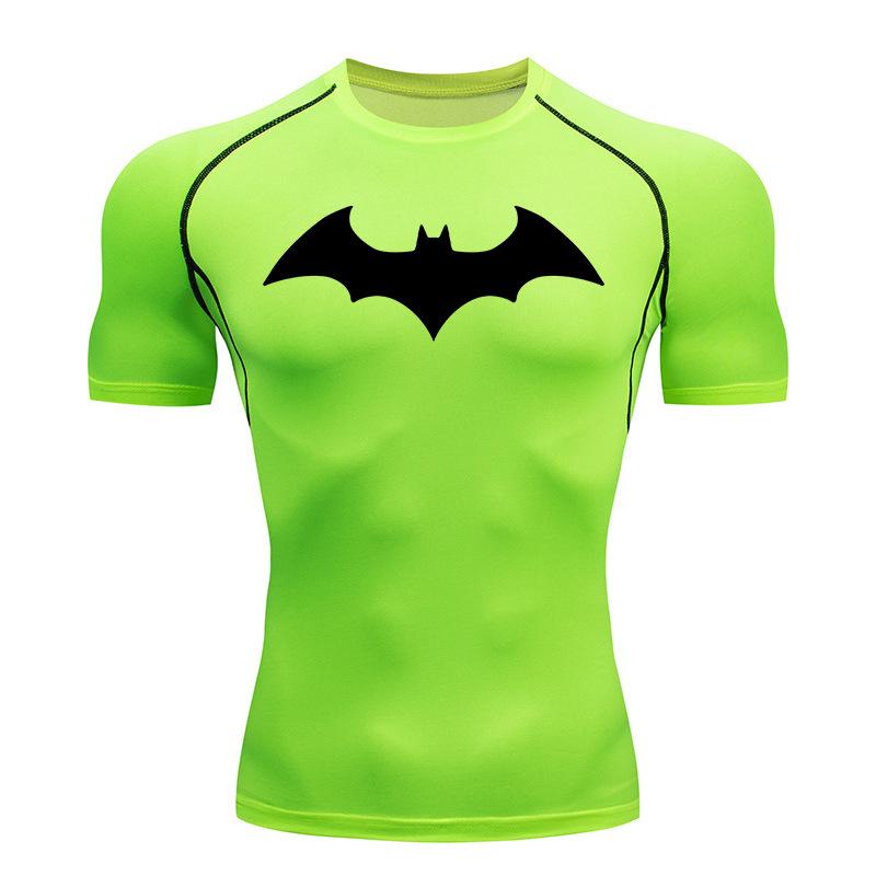 2023 Men's Quick-Dry Sport T-Shirt: Breathable, Sweat-Wicking, Elastic, Tight-Fit for Running & Gym