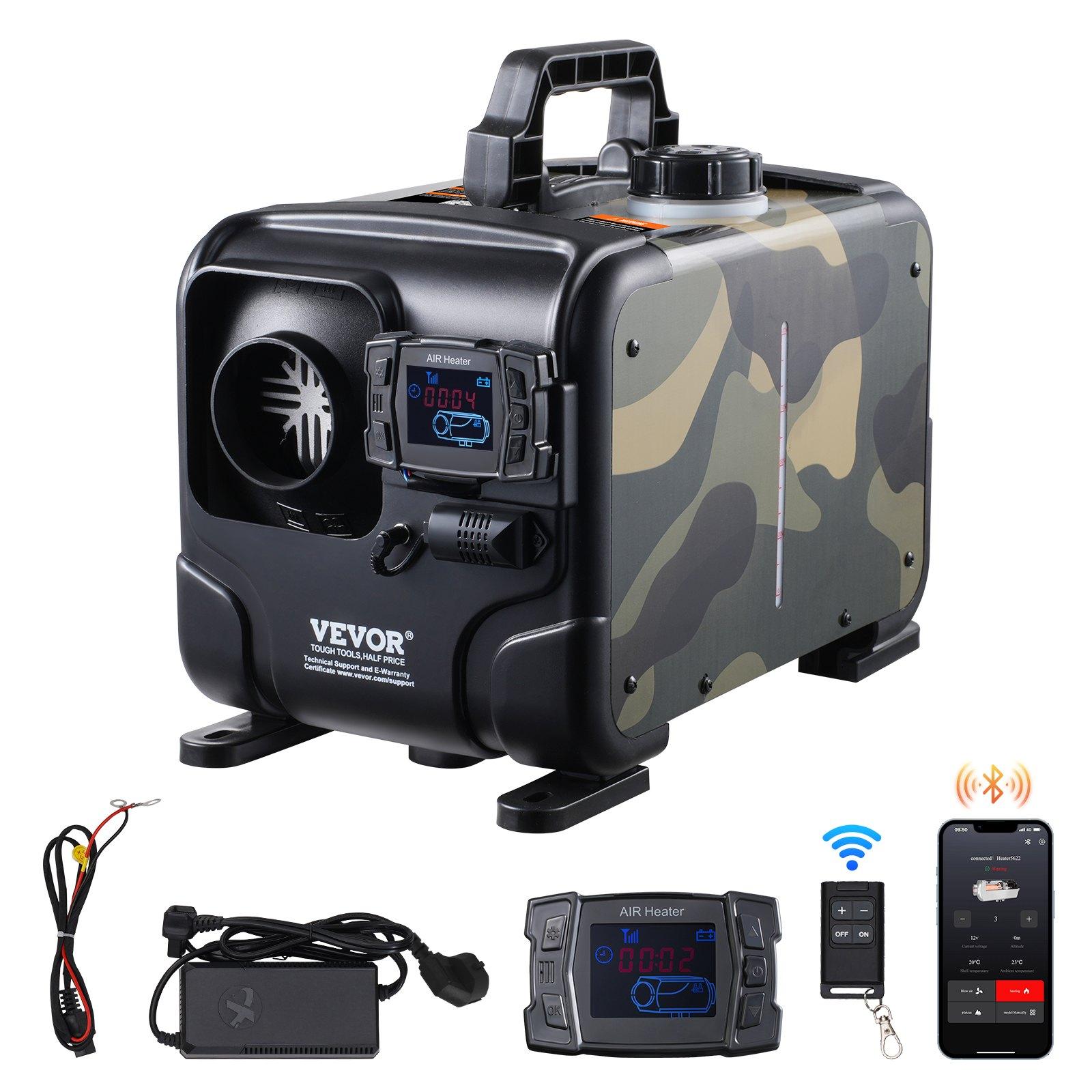 VEVOR 5-8KW Dīzeļdegvielas sildītājs, 12V/24V Viss