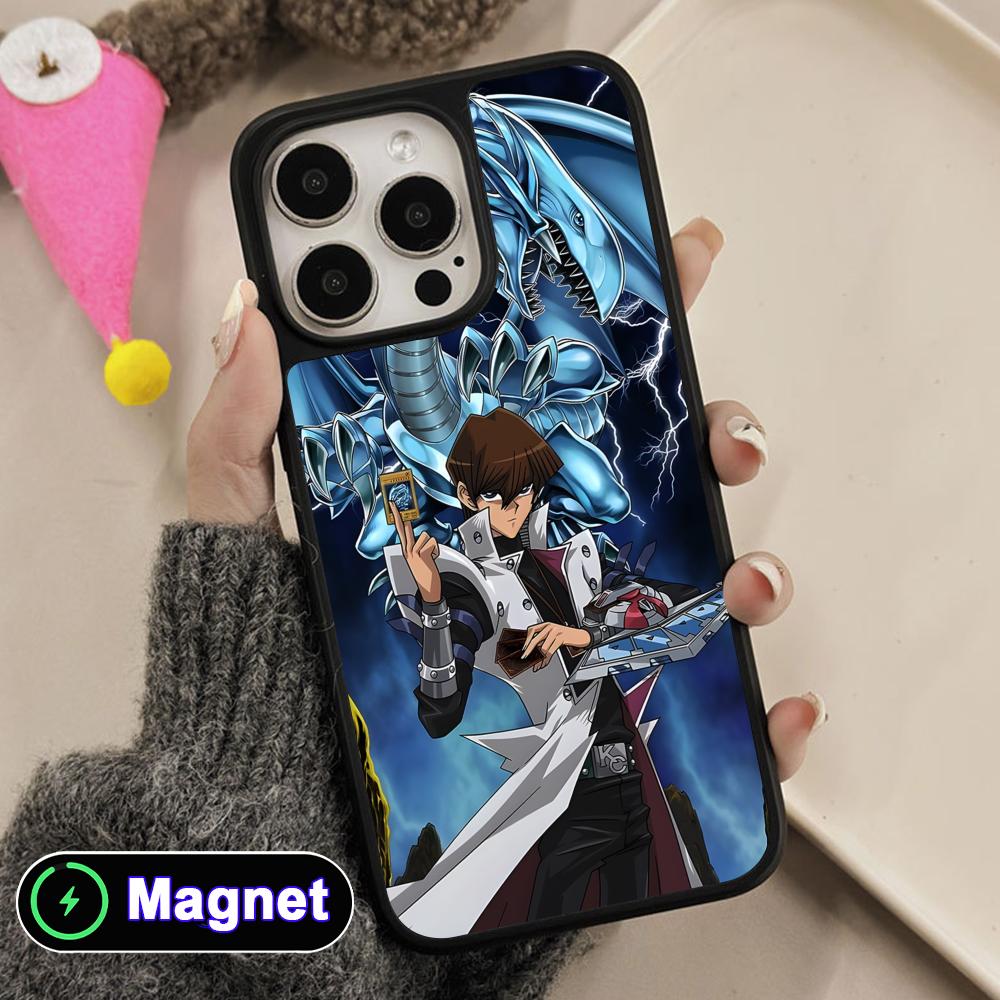 Yugioh Seto Kaiba Phone Case for iPhone 17 16 15 14 13 12 11 Air Pro Max Plus Matte Surface Magsafe Cover