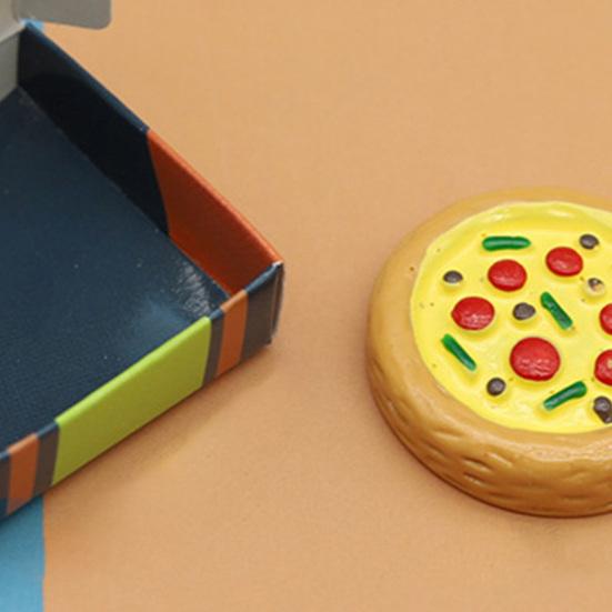 1 sada 1:12 Model pizzy se simulací malých rozměrů Realistický, funkční miniaturní domeček pro panenky, hračka na večeři