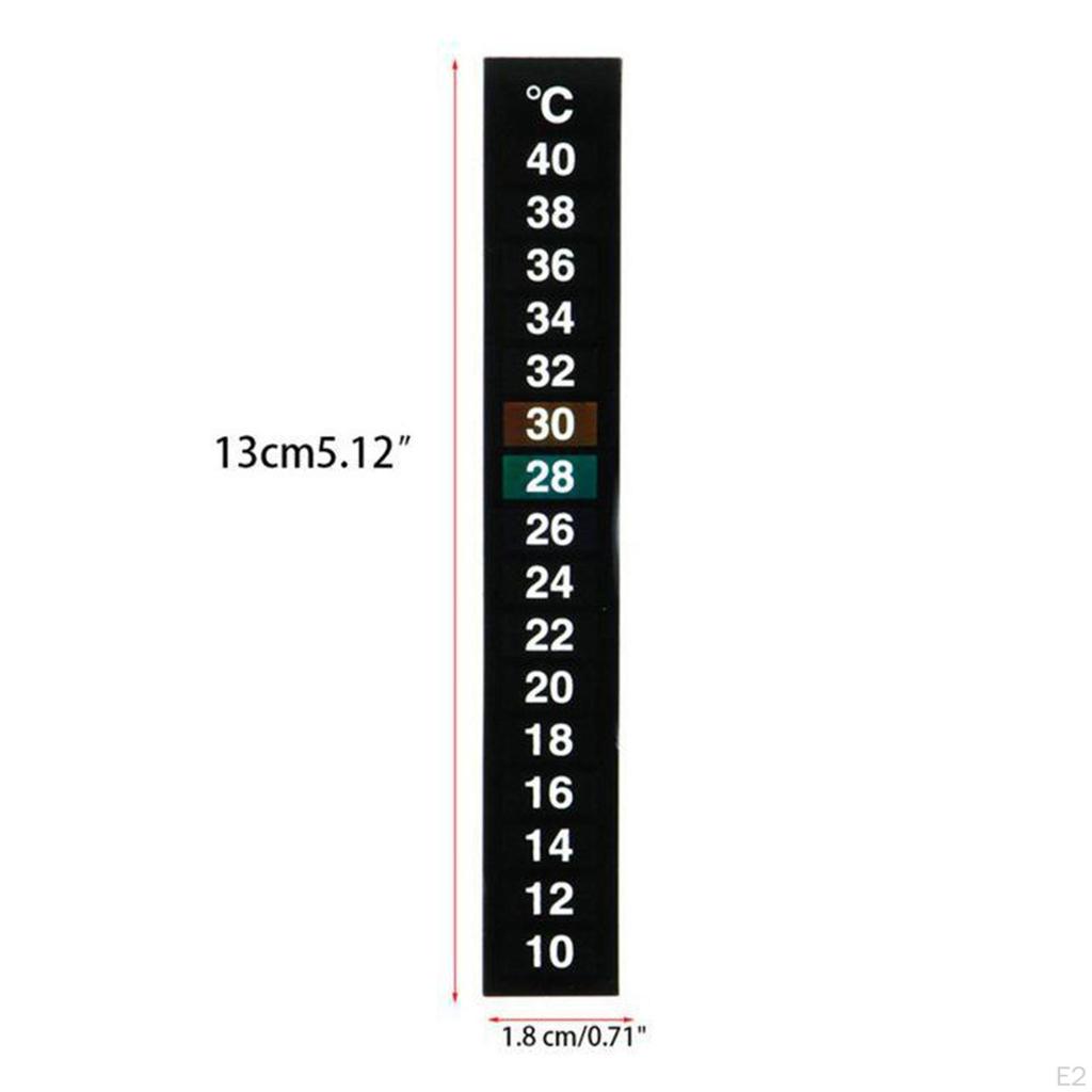 5pcs Aquarium Fishing Tank Temperature Sticker Centigrade