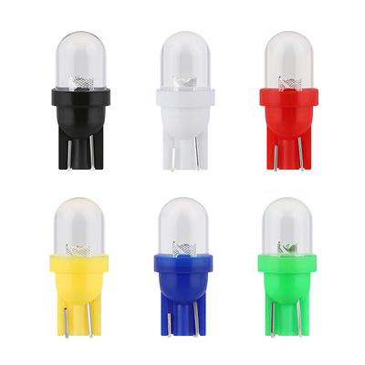 10 vnt. Skaidrus objektyvas Prietaisų skydelio dangtelis Automobilio durų žibintai 12V LED lemputė T10 W5W 555 158 192 168 194 Žaidimų automato, pinbolo šviesa
