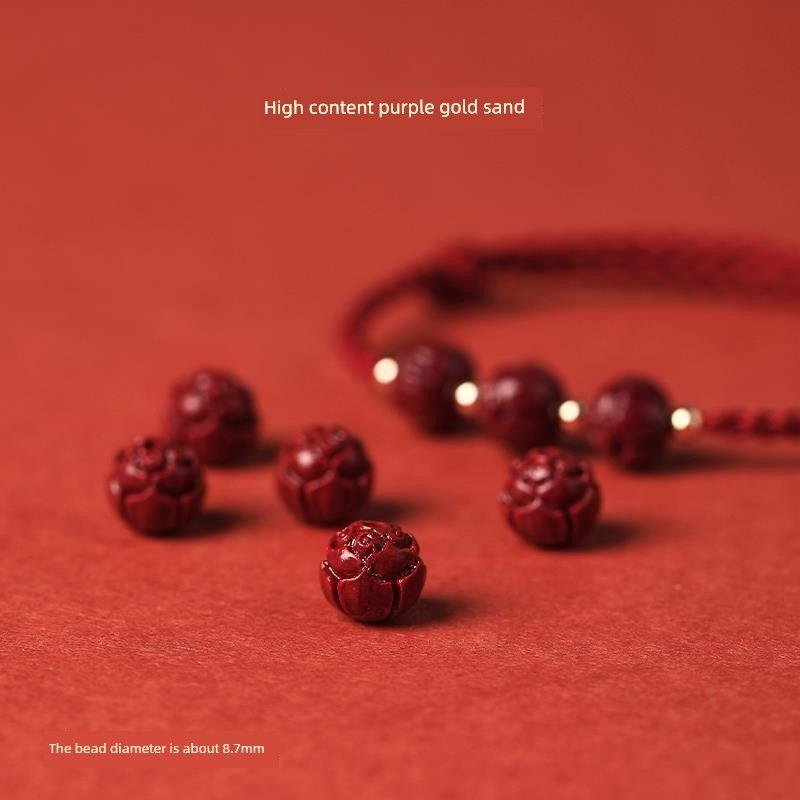 Bracelet Little Red Rope Female Cinnabar Red Rope Hand Strap College Entrance Examination Gold Ranking Title Pass Every Exam Lucky Charm Gift for Men
