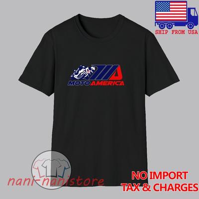 Moto America Superbike Men#039;s Black Size S5XL Unisex T-Shirt