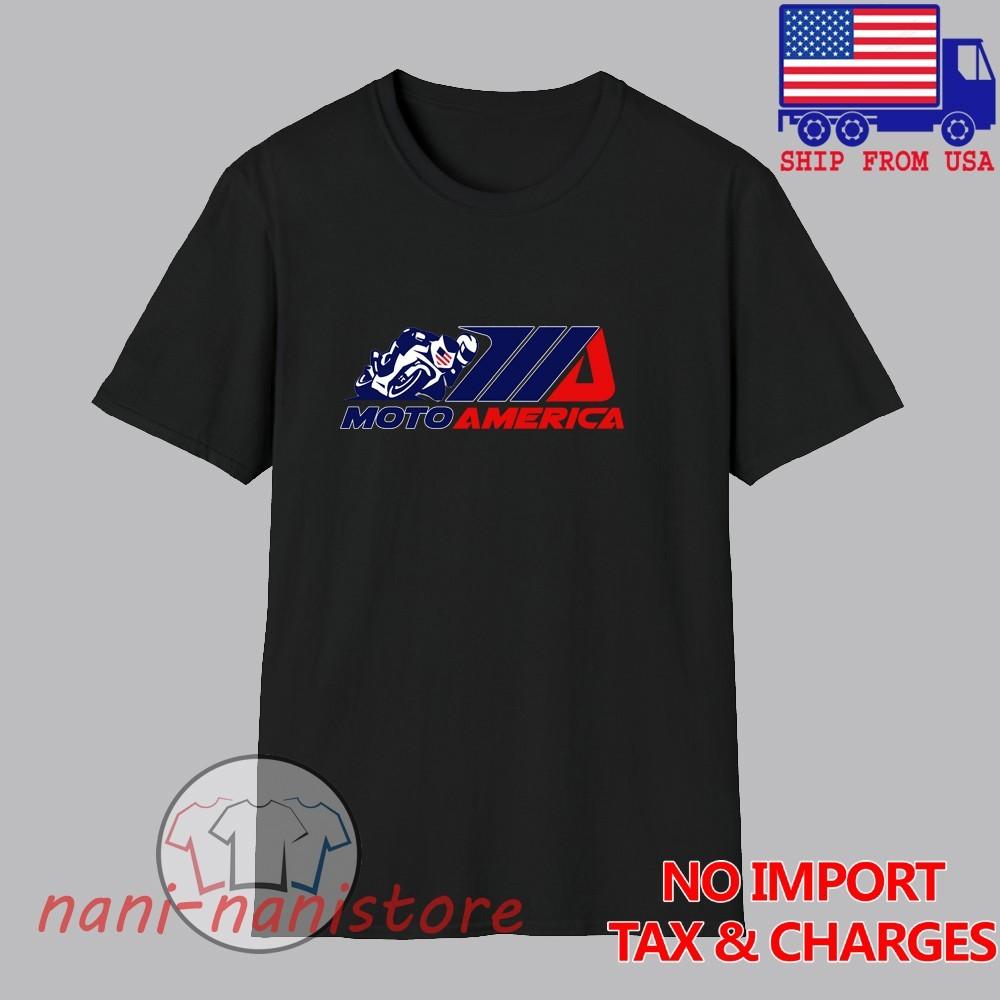 Moto America Superbike Men#039;s Black Size S5XL Unisex T-Shirt S