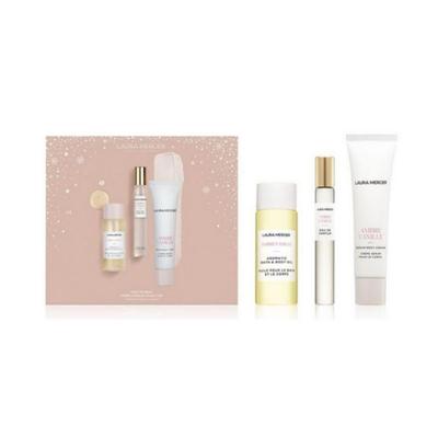 Laura Mercier Cozy Retreat Amber Vanilla Set