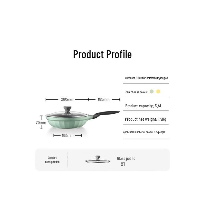 Buydeem 28CM Non-stick Frying Pan