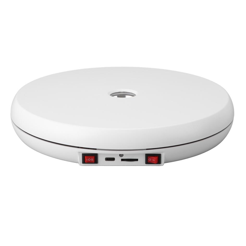 Rotating Display Stand 10 Inch 55lbs Load 360 Degree Electric Turntable Display Stand with Light