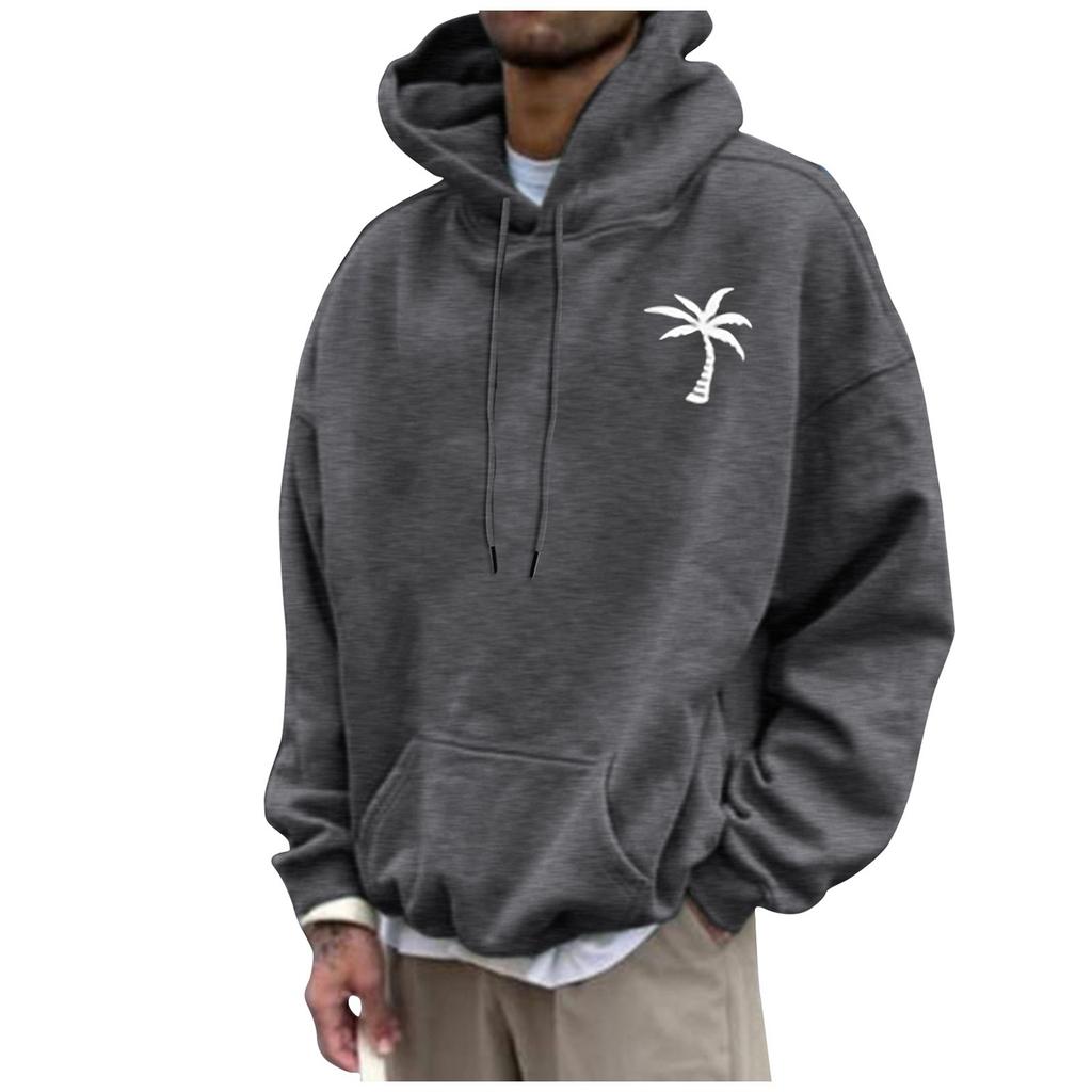 Sweat à capuche à motif imprimé pour homme, mode ample, manches longues, pour homme et femme