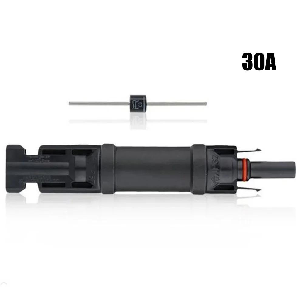 20A 30A DC1000V Solar PV Fuse Connector Solar Fuse Waterproof In-line Holder IP68 Solar Panel Connector DC Fuse UL94-V0