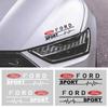 2 ks Autopříslušenství Dekorace Zrcátka Samolepky Odznak Znak Nálepka Pro Ford Focus Mk2 Mk3 Fiesta Ranger Mondeo Mk4 S-MAX Kuga
