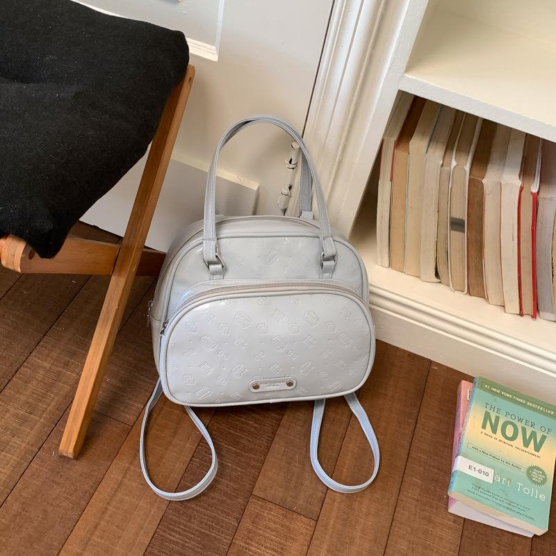 Schoolbag Fashion Commuter Backpack Women's 1011 New Large Capacity Backpack After Travel College Style Class School Bag