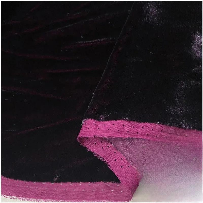 Țesături din Catifea de Mătase 100x140cm Pentru Rochie Cheongsam Fustă Costum Cusut DIY Catifea Aurie Reală Material Prietenos cu Pielea