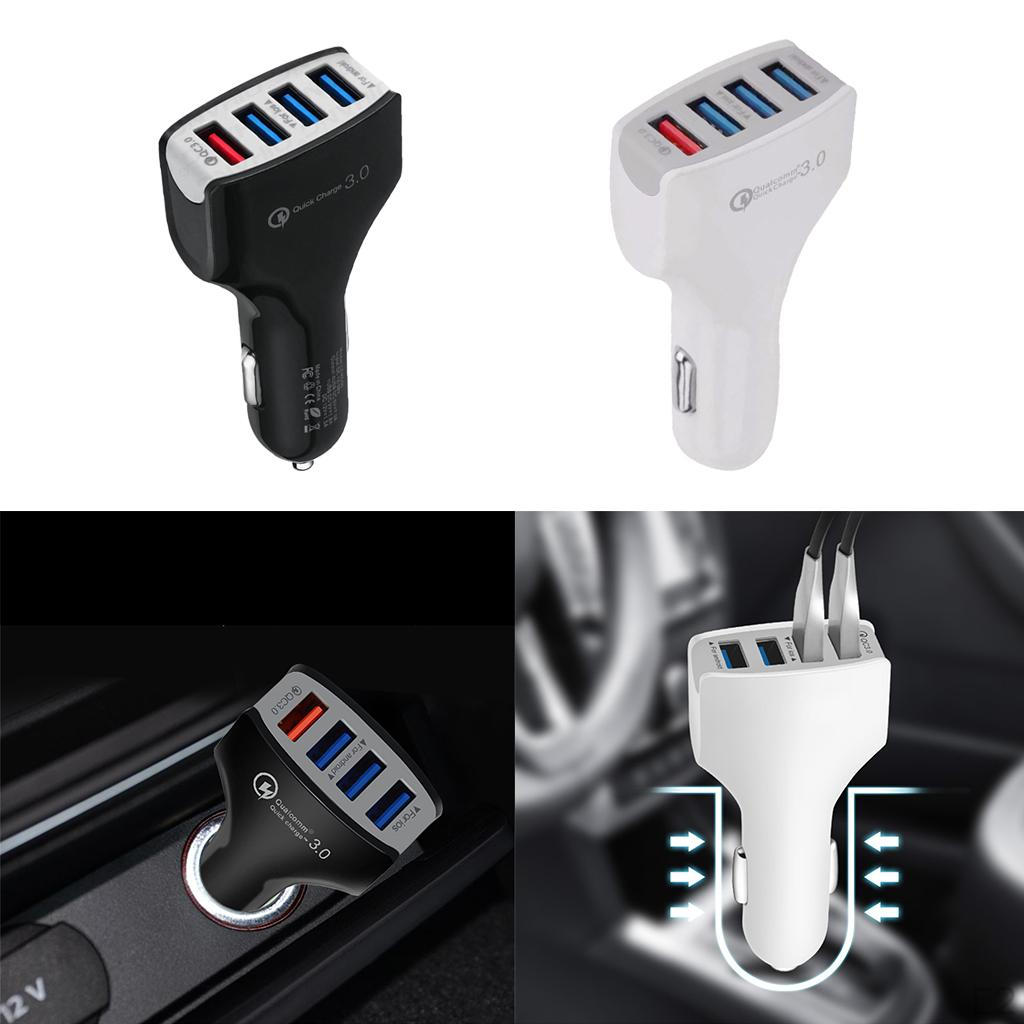 4 Port USB Charger Charging Adapter Quick With QC 3.0 Technology For All