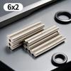 6X2MM Magnete Runde Kühlschrankmagnete für Büro-Whiteboard Geeignete Werkzeuge Zuhause Arbeitsplatz, Etc 6*2