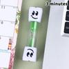 2Minute 3Minute Kids Big Eye  Sand Timer for Tooth Brushing Visual Learning Time Management Bathroom Essential