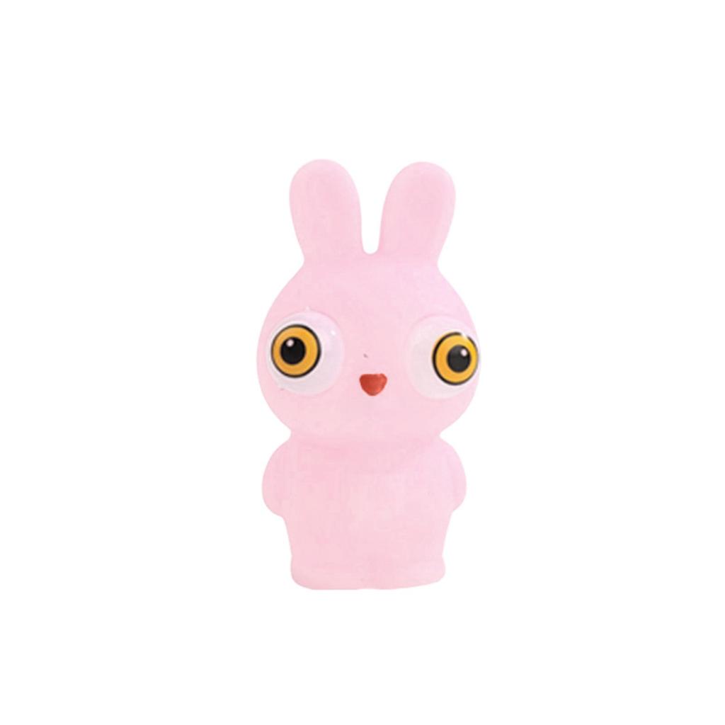 Cartoon Squeezing Eye Blowing Pinching Music Stress Relieving Gaze Release Stress Relieving Doll Toy