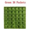 Grüne Wandbehang Pflanztaschen Blumentopf Grow Bag Gartenpflanzer Vertikale Suculentas Blumentopf Home Decor Zubehör