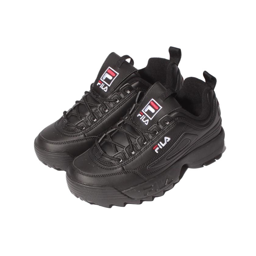 Fila Disruptor 2 Bequeme Vielseitige Low-Top Lifestyle Freizeitschuhe Unisex Sneaker Schwarz F05400025