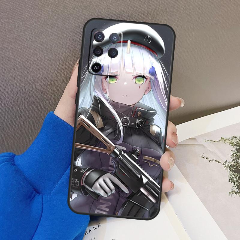 Girls Frontline Game Case For Oppo A76 A16 A96 A17 A18 A60 A80 A40 A38 A58 A78 A98 A94 A74 A54 A15 A57 A77 A5 Pro