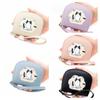 Zipper Cute Cat Short Wallet Cartoon Card Holder Mini PU Leather Card Bag  Female