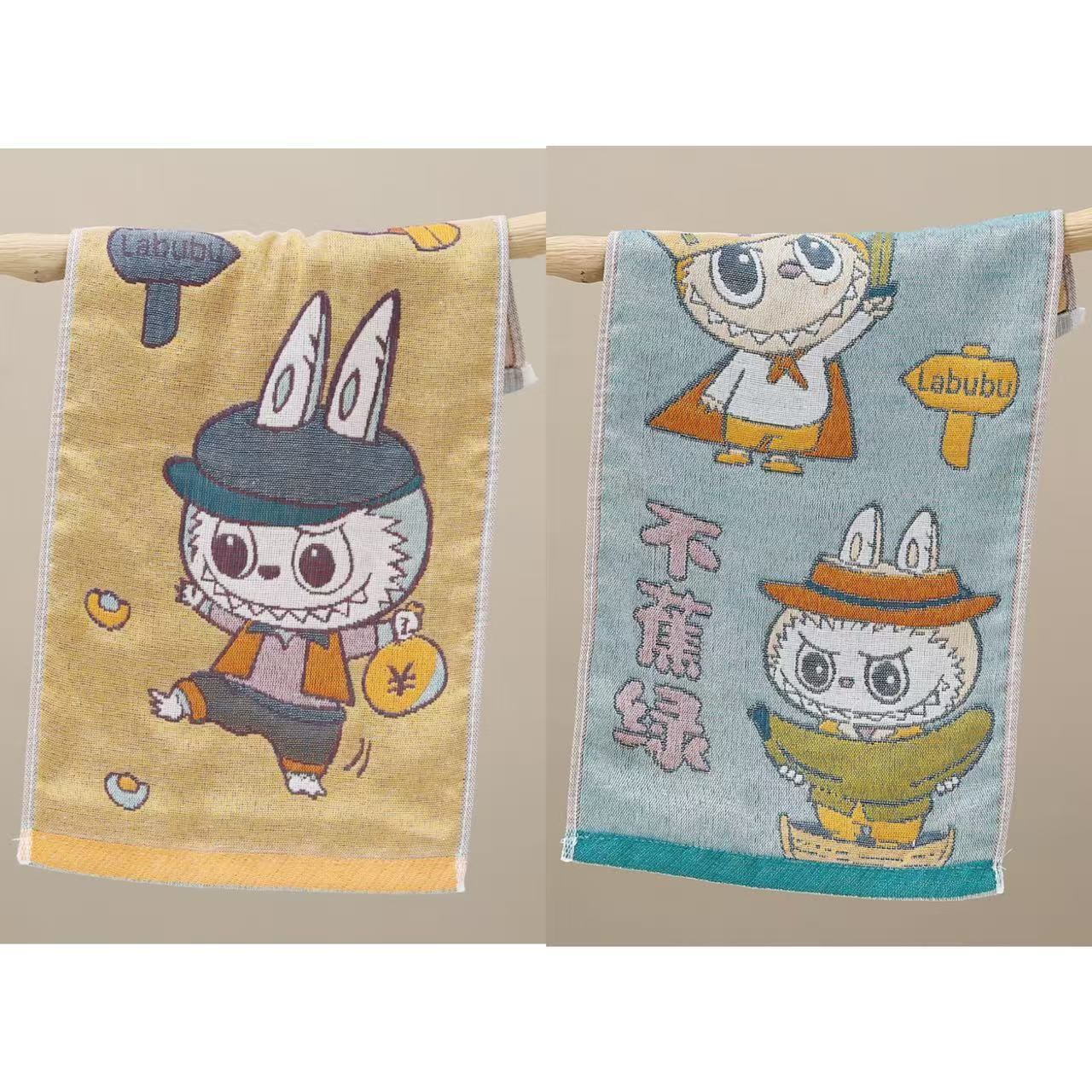 

Детские полотенца, мягкие и милые марлевые полотенца для лица для домашнего использования, детские полотенца для лица, которые не линяют и не выцветают 50*25cm