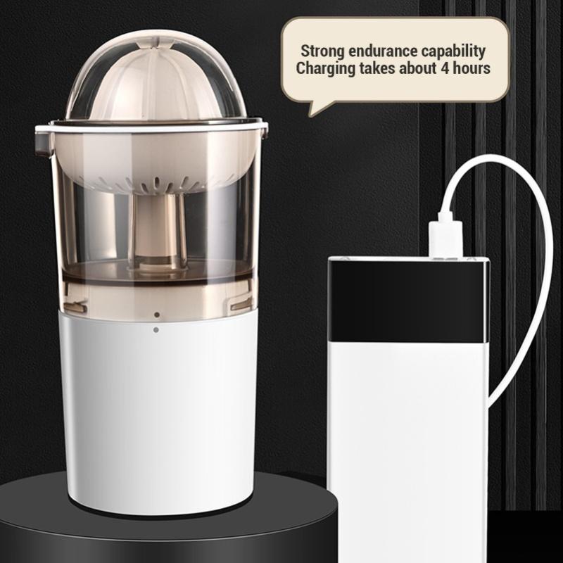 Electric Orange Juicer Cordless Quiet Detachable Citrus Juicer Machine For Home Picnic Camping