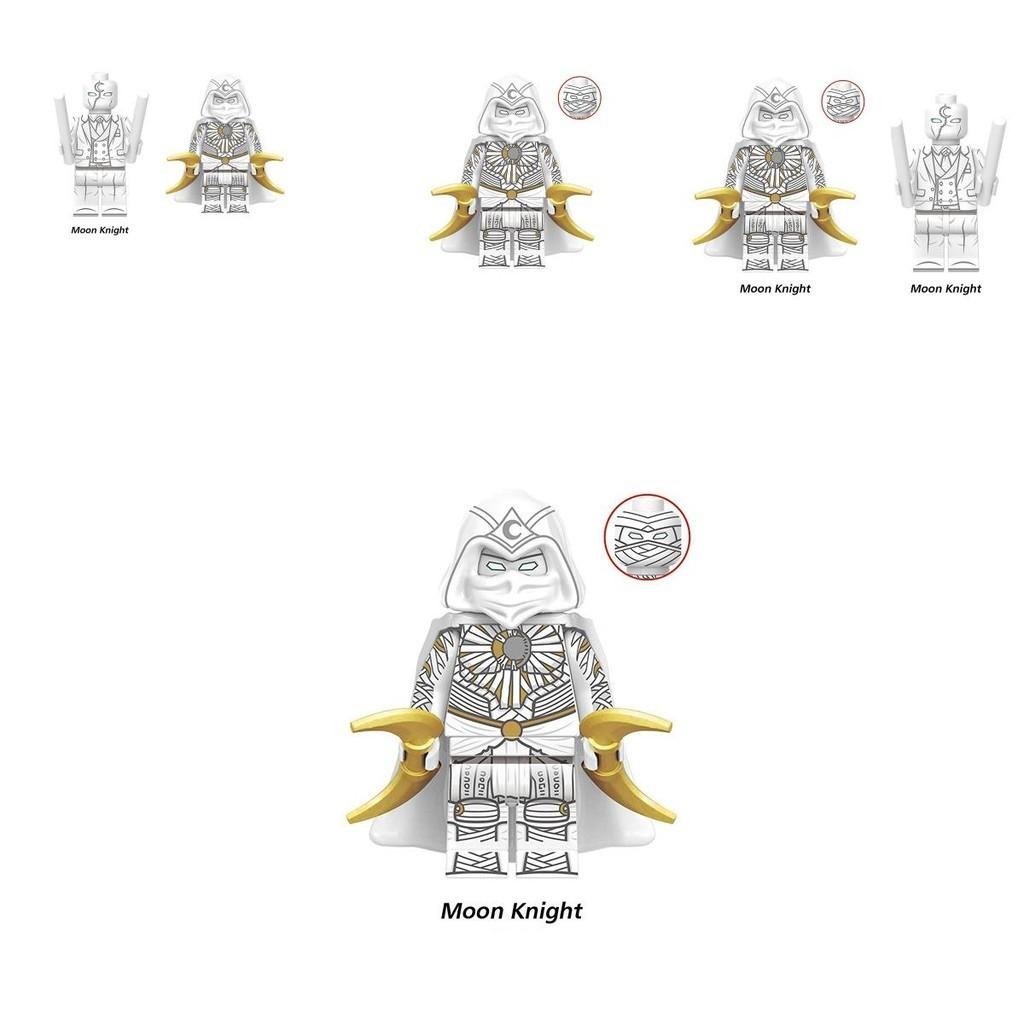 Two Moonlight Knight Minifigures With Props Fun And Engaging Gift For Children