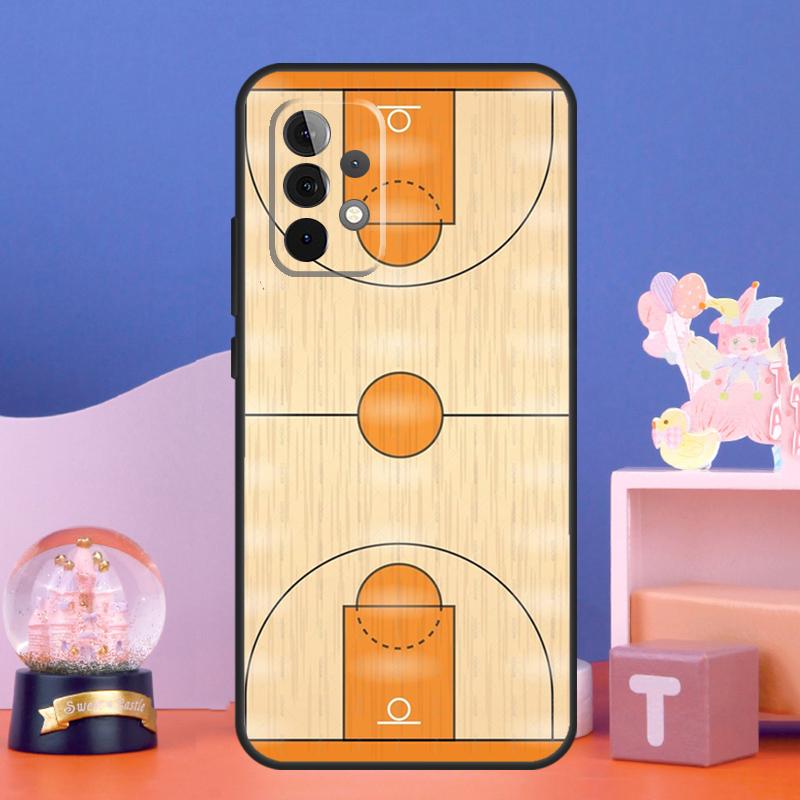Basketball Court Case For Samsung Galaxy A17 A06 A16 A26 A36 A56 A55 A35 A15 A32 A52 A13 A33 A53 A14 A34 A54