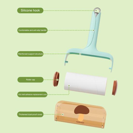 Lint Roller Super Strong Stickiness Tear-Off Sticky Paper Clothes Sofas Bedding Carpets Hair Remover Upholstery Cleaner Tool