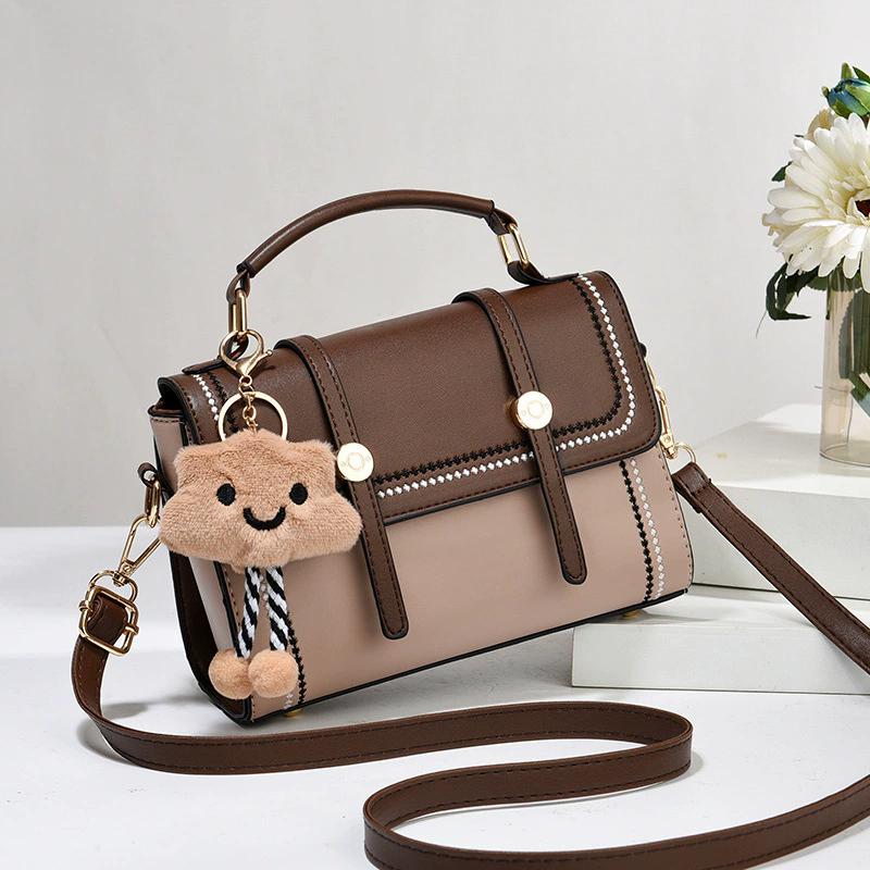 Street-Style Mini Square Handbag Women s Casual Crossbody Shoulder Bag for Daily Use with Zipper Closure хаки 2080₽
