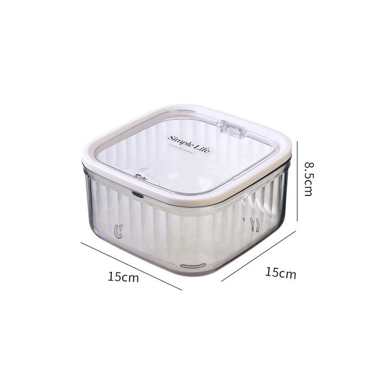 

Transparent Desktop Trash Can with Press-Type Spring Lid for Stylish Household Storage