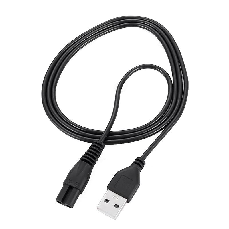 USB-LadeStecker Kabeladapter Elektrorasierer USB-Ladekabel Netzkabel Ladegerät Elektrischer Adapterstecker Laden
