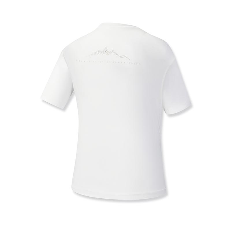 FILA Urban Explore Fashion Minimalist Sports Training Outdoor Versatile Comfortable Short Sleeve T-Shirt Women tops Jade-White A11W618102FWT