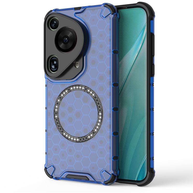 Creative 2-in-1 Honeycomb Magnetic Phone Case for Huawei P70 Ultra/Mate70