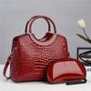 Luxury Brand Designer Women'S Handbag with Large Capacity Crocodile Pattern Shoulder Bag, High-Quality Casual Crossbody Bag
