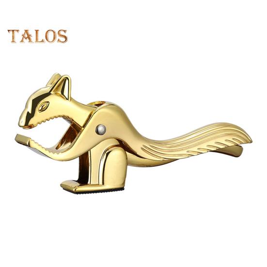 

Лускунчик для волоських горіхів Пекан у формі білки Цинковий сплав Горіхова шкаралупа Відкривачка Дизайн важеля Нековзка основа Кухонний інструмент Затискач Плоскогубці Крекер золотистий