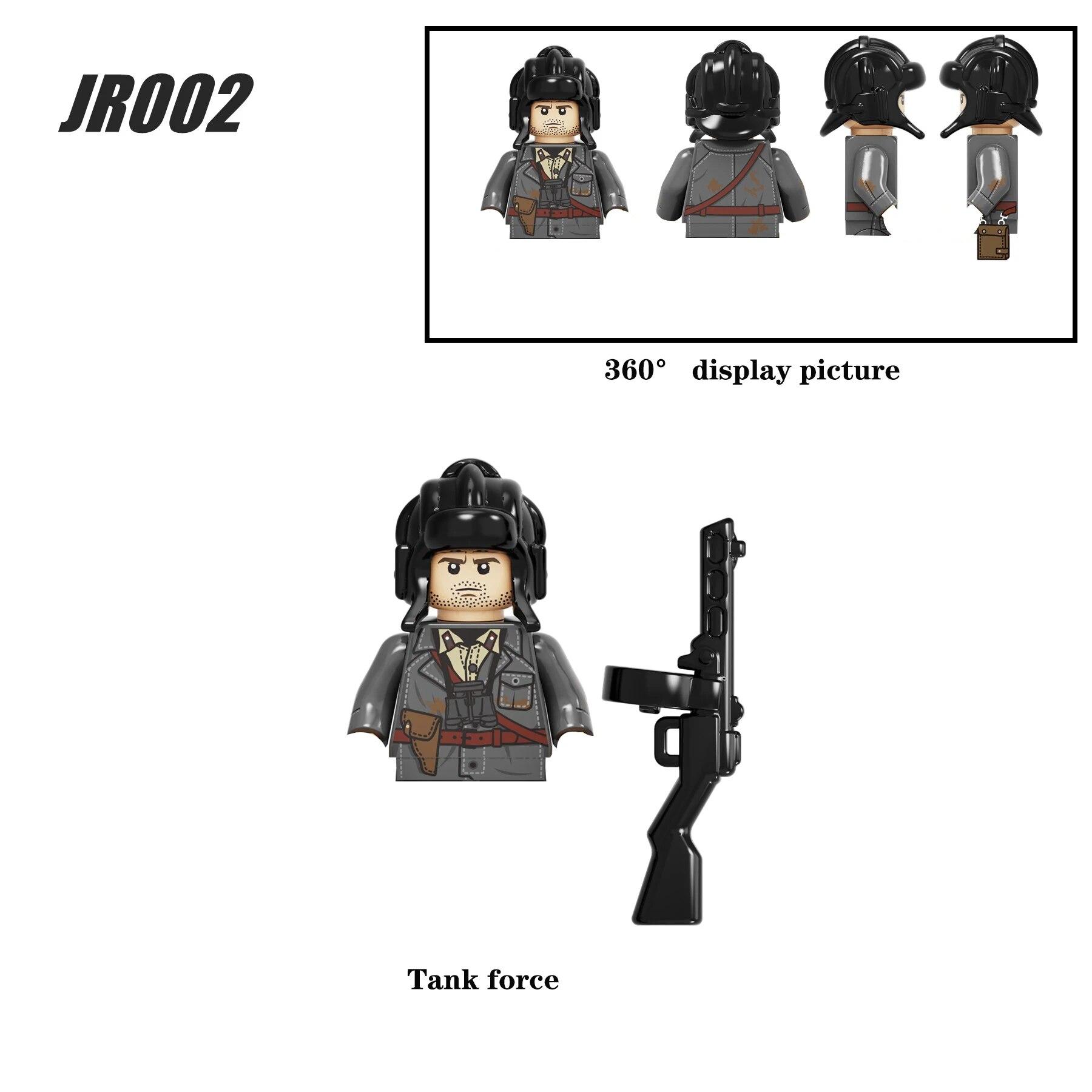 

Moc Ww2 военная армия мини-фигурка танк Force Blaster пулеметы детские блоки игрушки подарок для мальчиков и девочек