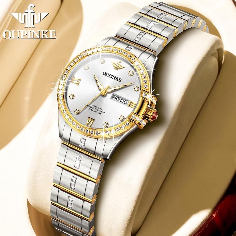 OUPINKE Women's Watch Waterproof Automatic Mechanical Watch for Women