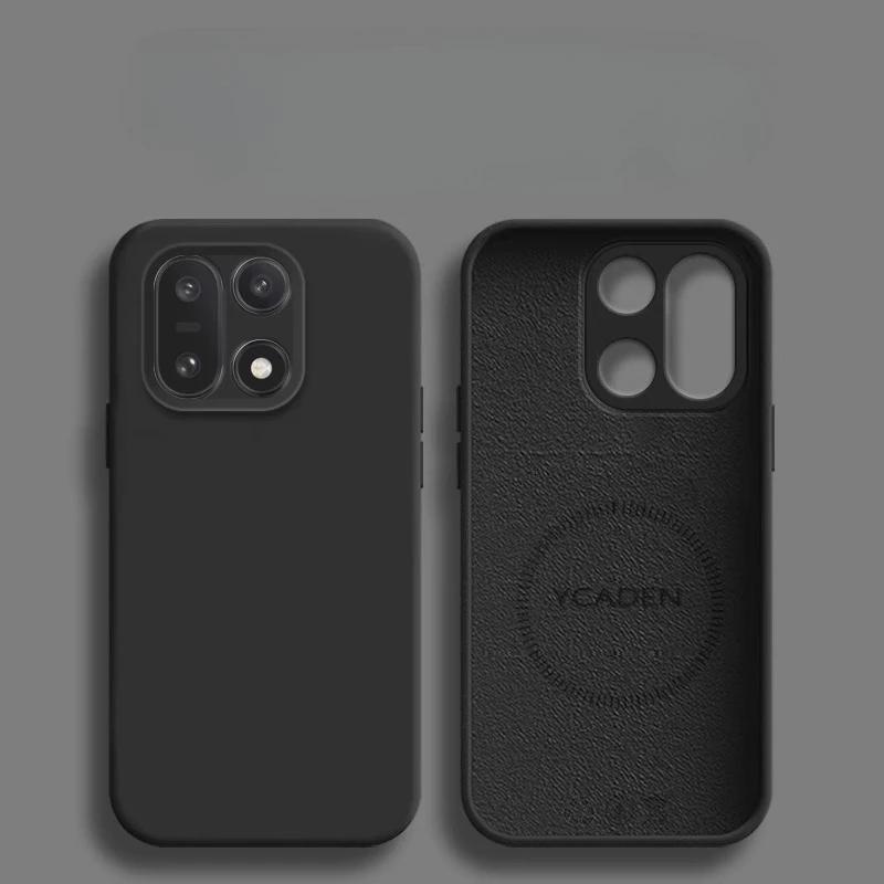 Per Custodia in Silicone Liquido Per Oneplus 1 Pelle Morbida Liscia Magnetica Ricarica Wireless Cover Paraurti Per Oneplus 1 1+1
