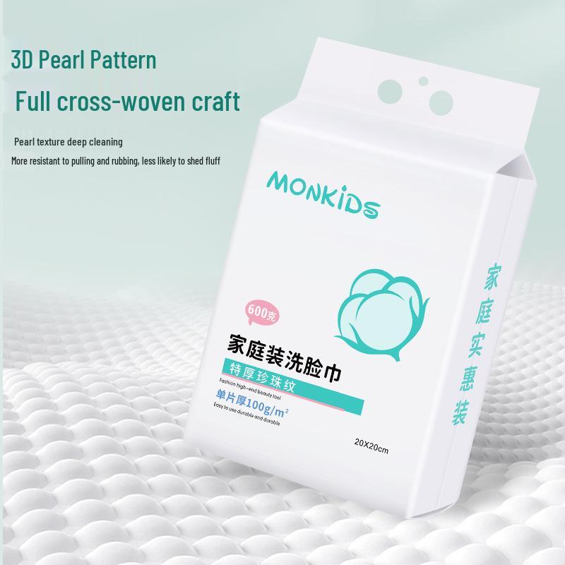 Family Pack: Extra Thick 600g Hanging Disposable Face Towels