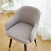 1Pc Polar Fleece High Arm Chair Cover Solid Color Office Chair Slipcover Elastic Seat Protector Covers For Living Room Kitchen