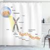 Menschlicher Körper Duschvorhang Illustration Badezimmer Dekor, Wissenschaft Menschliche Anatomie Duschvorhänge, Skelett Schädel Stoff Badezimmer Set