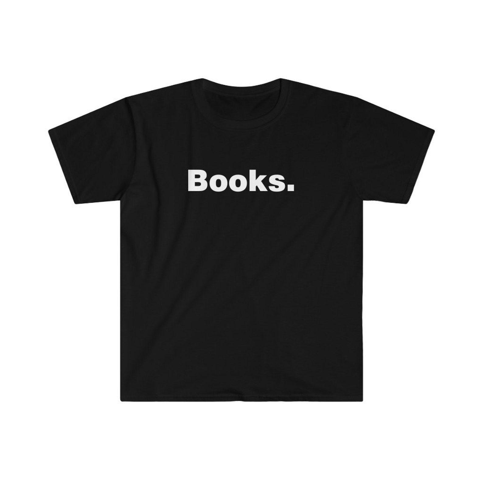 Books T shirt / Simple T shirt / Nerd T shirt / Minimal T Shirt 3XL