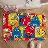Brand-M&M'sS Floor Mat Soft Non-Slip Bath Mat, Bedside Carpet, Absorbent Doormat for Home