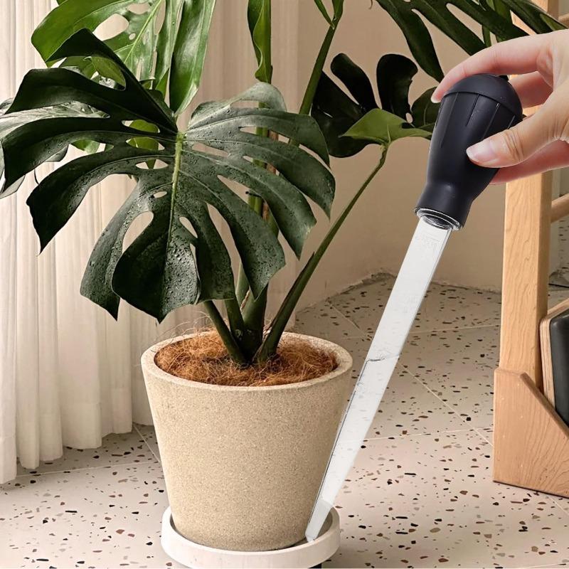 1/10pcs Lengthen Aquarium Pipette Cleaner Portable Aquarium Fish Tank Water Changer Tool Flowerpot Tray Pipette Cleaning Tool